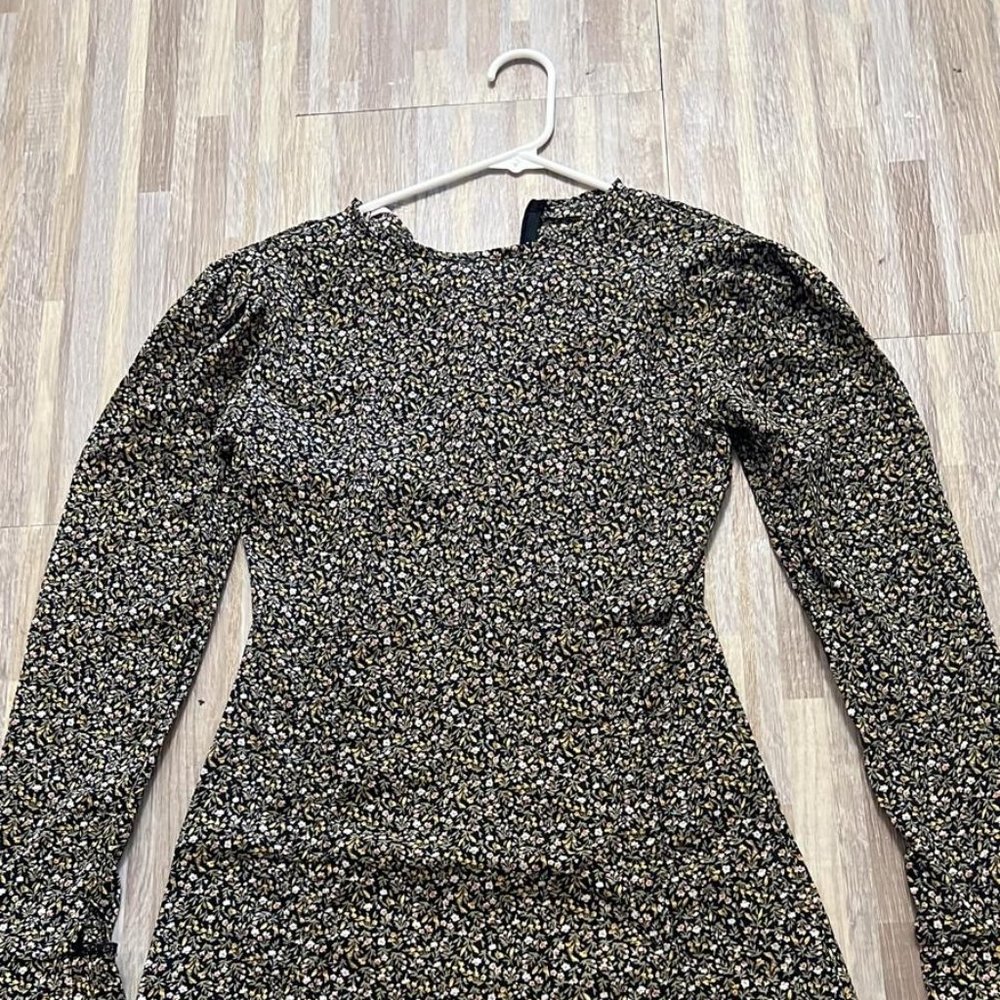 3i Xuan Ge Austin Long Sleeve Open Back Minidress 4